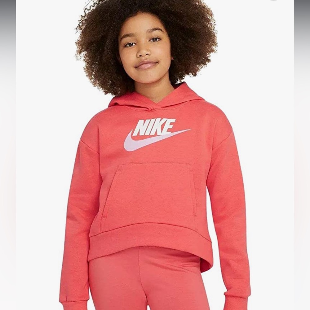 NIKE | Girls' Hoodie Pullover Fleece Sportswear Club